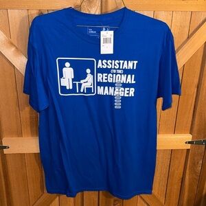 The Office Blue T-Shirt Large NWT